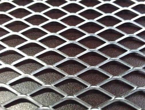 5X10mm Diamond Aluminum Expanded Metal Mesh For Security With Color Customized