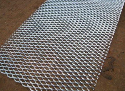 PVC Spraing Diamond Aluminum Expanded Metal Mesh For Security With All Kinds Color