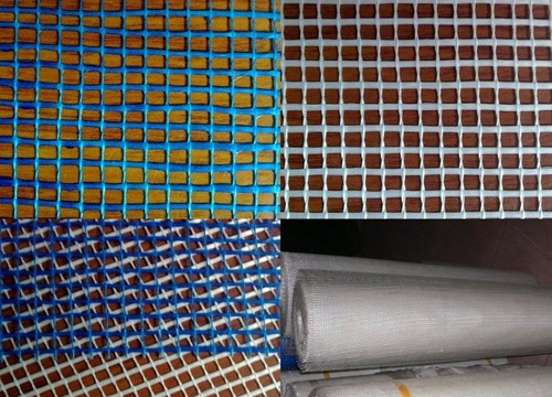 مش فایبر گلاس فایبر گلاس ضد زنگ مصنوعی مصالح ساختمانی امولسیون پوشش داده شده